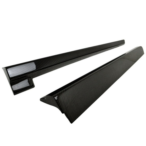 Ikon Motorsports Compatible with 12-17 BMW 3 Series F30 F31 IKON Style Side Skirts Set Pair- Carbon Fiber (CF)