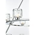 thumbnail image 6 of Elegant Lighting Cadence 48 Inch Two-Tier Chandelier In Chrome, 6 of 8