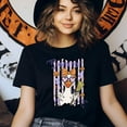 thumbnail image 3 of Honk or Treat Goose T-Shirt | Funny Goose with Bow and Glasses Tee, Navy, Size S, 3 of 6