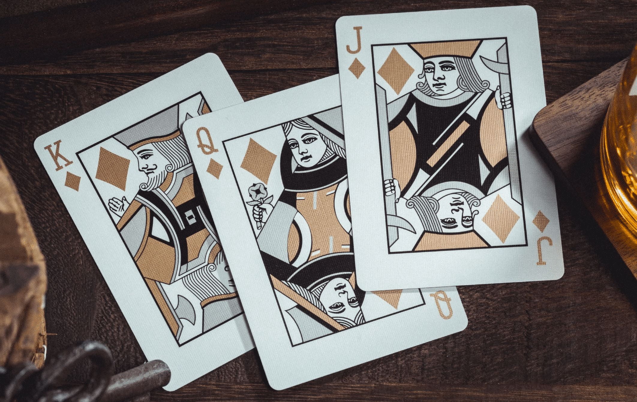 Smoke & Mirrors v8 Standard Edition (Gold) Playing Cards by Dan & Dave