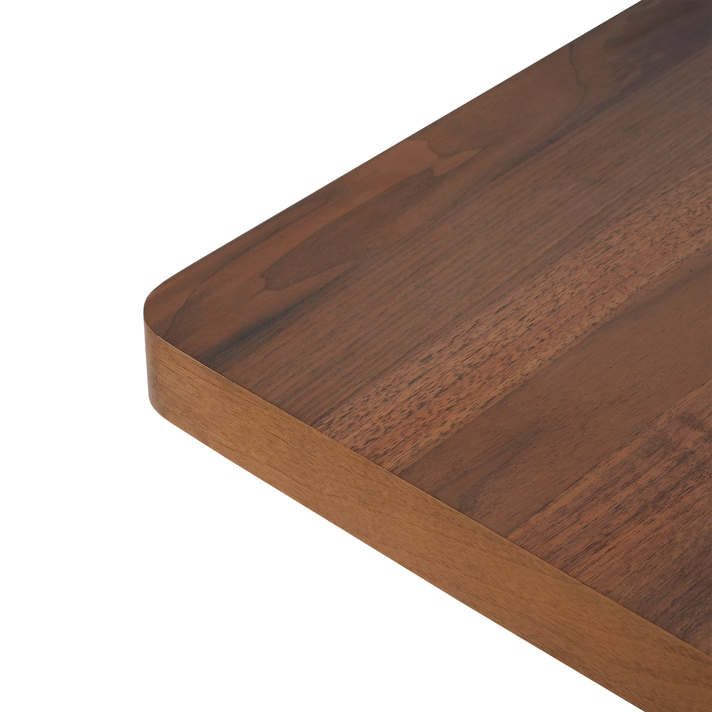 Euroco 63" Rectangular Dining Table for 6 People, Wooden Indoor Kitchen Table for Home,Walnut