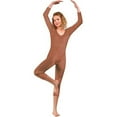 thumbnail image 1 of RG Costumes 103-08-M Girls Velvet Unitard, Brown - Medium 7-8, 1 of 1