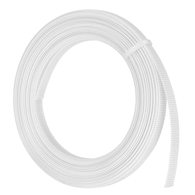 Uxcell 5.5 yardas de poliéster para costura, refuerzo de baja densidad de 8 mm para corsés, vestido de novia, vestido de noche, lencería, sombreros, manualidades, blanco