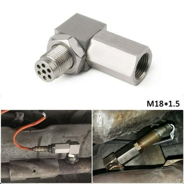 zhangying O Sensor Spacer Adapter 90 Degree Connector Adapter M18x1.5 Universal