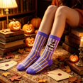 thumbnail image 2 of Miaoju Halloween Socks Men's Gift for Men Cotton Funny Socks Colourful Socks Women's Men's Socks Halloween Gifts, 2 of 6