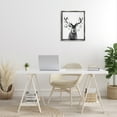 thumbnail image 3 of Stupell Industries Deer with Disco Balls Animals & Insects Painting Gray Floater Framed Canvas Art Print Wall Art, 17 x 21, 3 of 10