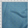 thumbnail image 3 of oneOone Polyester Lycra Blue Fabric Batik Craft Projects Decor Fabric Printed By The Yard 56 Inch Wide, 3 of 4