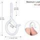 thumbnail image 5 of Q-Hanger Hooks Ceiling Q Screw Hook Screw Lights Hanger Christmas Lights Hanger Hook Ceiling Screw, 5 of 5