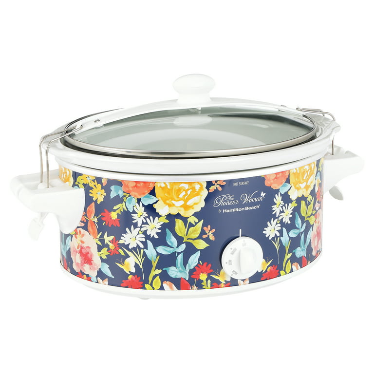 Pioneer Woman 6 Quart Portable Slow Cooker Fiona Floral