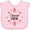 AD-Pink, variant on Inktastic Cousin Crew with Pink Flowers Girls Baby Bib