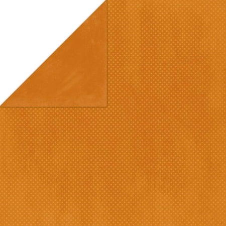 BoBunny Double Dot Double-Sided Textured Cardstock 12"X12"-Burnt Orange