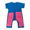 thumbnail image 1 of Body De Bebé Canastilla Onesies Para Niños Pequeños Recién Nacidos, Ropa Para Niños Y Niñas, Mono De Manga Corta Para Gatear, Mono Rosa Fuerte Odeerbi LM103-266, 1 of 6