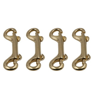 Brass Swivel Snap Hooks - 1/4, 3/8, 1/2, 3/4 Sizes - Multiple Pack Sizes