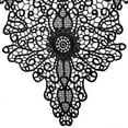 thumbnail image 5 of Yesbay Floral Collar Embroidery Lace Neckline Wedding Dress DIY Sewing Applique Patch,Beige, 5 of 8