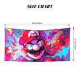 thumbnail image 2 of Lsque Mario Pattern Microfiber Bath Beach Towel Silver Fox Velvet Beach Towel Oversized Quick Dry Absorbent for Pool Swimming Bathroom 27.5x55in, 2 of 5