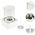 thumbnail image 6 of yotijay Table Portable Fire Table for Garden Holiday, Bedroom, Living Room, Home Decor White, 6 of 9