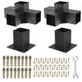 thumbnail image 1 of Kit de soportes para pérgola Likeem de acero de 3,5 x 3,5 pulgadas, 1 of 7