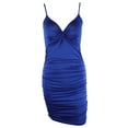 thumbnail image 4 of Sentmoon Strappy Womens Dresses Fall Dresses for Women 2024 Sexy Pleated Short Dresses,Fit & Flare Trendy A-line Dresses Blue S Up to 40% Off, 4 of 9