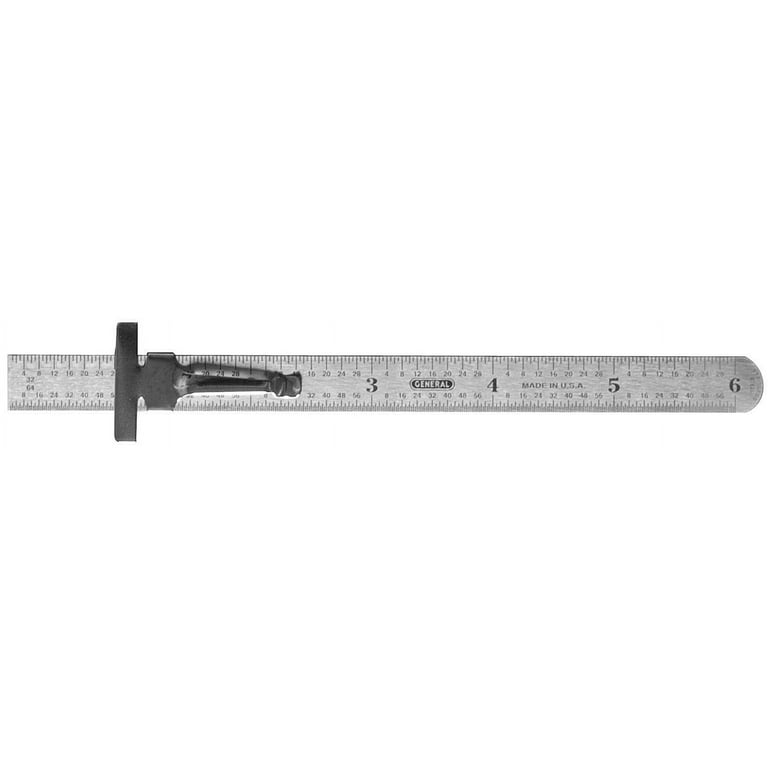nuosen 3 Pcs Stainless Steel Ruler, Metal Ruler Set Precision