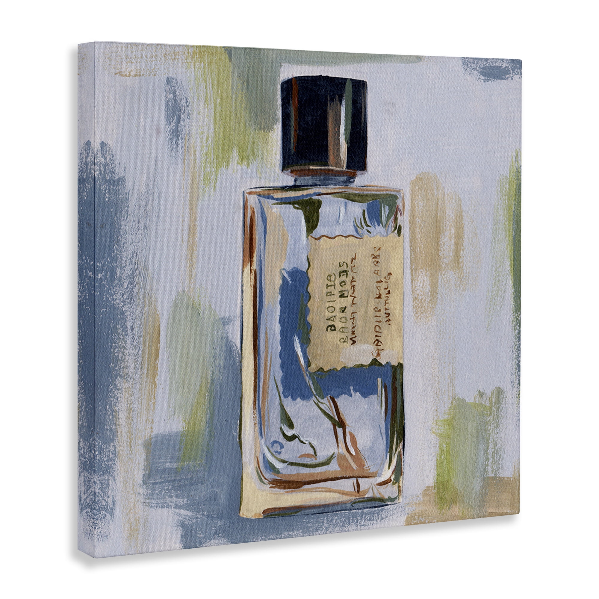 Stupell Industries Paint Streak Perfume Fashion Painting Wrapped Canvas Art Print Wall Art, 36 x 36
