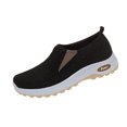 thumbnail image 1 of Zapatillas ortopédicas para mujer, de malla transpirable, sin cordones, informales, cómodas, con punta redonda, suela suave, versátiles, para caminar a diario., 1 of 8