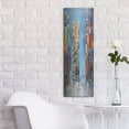 thumbnail image 6 of Luxe Metal Art 'Blue Sky' by Ekaterina Ermilkina, Metal Wall Art, 12"x36", 6 of 7