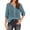 Light Blue, variant on T Shirts for Women 2026 Summer Vintage Boho 3/4 Sleeve Shirt V Neck Embroidered Casual Tshirt Blouse