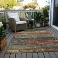 thumbnail image 6 of Addison Rugs Chantille Indoor/Outdoor Transitional Stripes Fern Washable Rectangle Rug, 10' x 14', 6 of 6