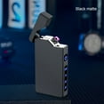 thumbnail image 5 of Electronic Lighter, ZzCityTK Windproof Arc Plasma Lighter, USB Rechargeable Double Arc Ignition Lighter for Camping Candle, Black, 5 of 6