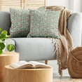 thumbnail image 5 of Ambesonne Paisley Throw Pillow Cover 2 Pack, Traditional Motifs, 16", Multicolor, 5 of 5