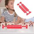 thumbnail image 2 of Shisuyan Table Football Accessories Red Plastic 2Pcs 1.6x10.2in, 2 of 8