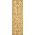 thumbnail image 6 of SAFAVIEH Chelsea Aragon Oriental Wool Area Rug, Ivory/Gold, 4' x 4' Round, 6 of 11