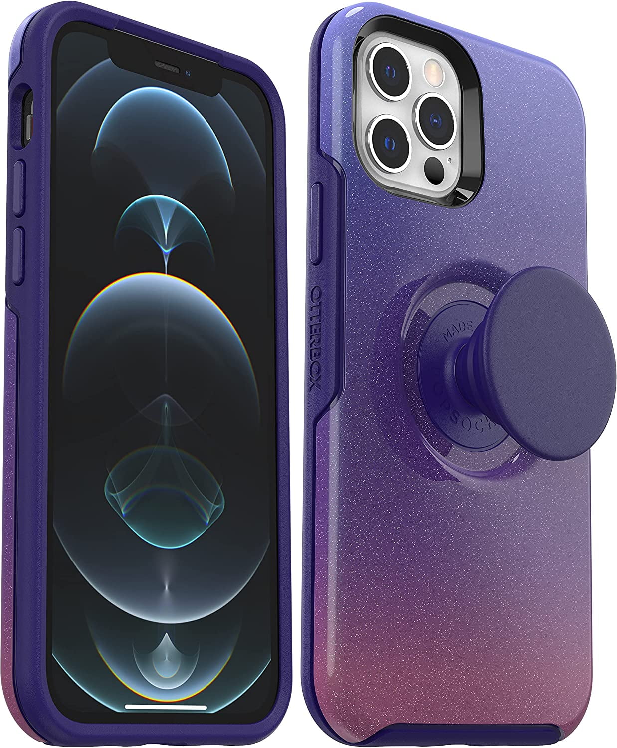 Otterbox Pop Symmetry Series Case For Iphone 12 Pro Max Violet Dusk Walmart Com
