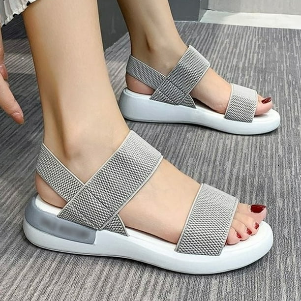 Calzado Senderismo Mujer Sandalias Para Caminar En La Playa Cómodas  Sandalias De Senderismo Para Mujer Con Soporte Para El