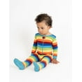 thumbnail image 5 of Leveret Kids Footed Cotton Pajama Striped Colorful Boys 0-3 Month, 5 of 5