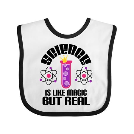 

Inktastic Science is Like Magic but Real Gift Baby Girl Bib