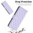 thumbnail image 6 of for Samsung Galaxy S20 Plus Case, Luxury Elegant Diamond Design PU Leather Wallet Magnetic Closure Flip Case with Kickstand RFID Blocking Card Holder Slot Shockproof Soft Inner Cover,Purple, 6 of 9