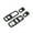 Carbon Fiber Black, variant on CheroCar Window Lift Switch Trim Stickers for Dodge Charger Durango 2011-2019 & RAM 2010-2017 ABS Carbon Fiber