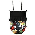 thumbnail image 4 of Girls Swimsuits Set Flower High Waisted Bathing Suit Kids Bikini for Children, 4 of 10