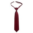 thumbnail image 4 of Krdevn Korean Japanese Style Short Solid Color Girls Kids No Tie Bow Tie Easy Pull School Preppy Accessory,One Size, 4 of 4