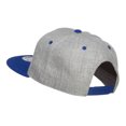 thumbnail image 3 of Snowboard Embroidered Heather Snapback Cap - Royal Grey OSFM, 3 of 5