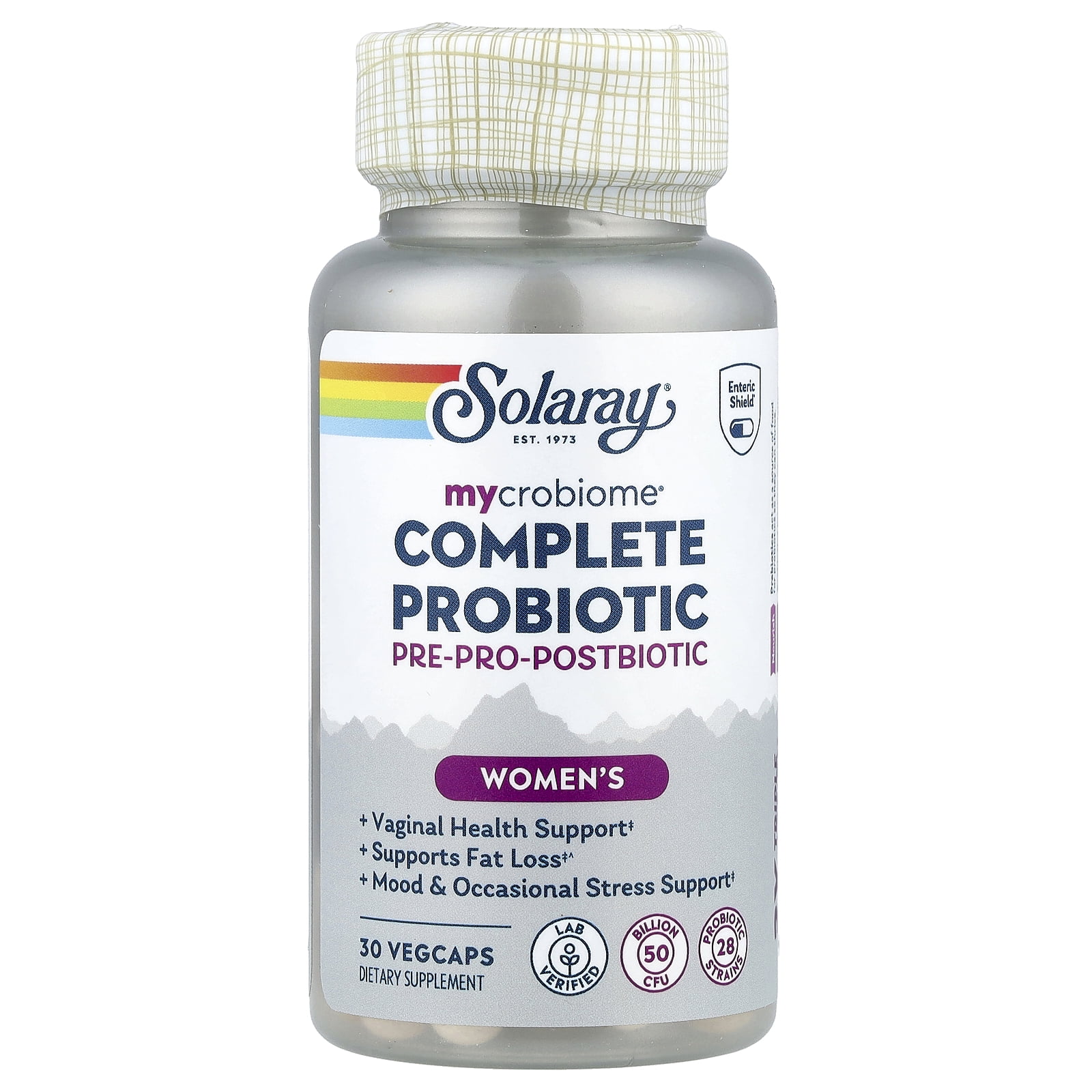 Solaray Mycrobiome®, Complete Probiotic, Women's, 30 VegCaps