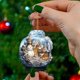 thumbnail image 5 of Adorno navideño de cristal con muñeco de nieve Adornos navideños para colgar Decoración con estilo único Diseño único Estilo navideño Adornos para colgar, 5 of 5