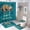 style-174, variant on Cute Sleeping Sloth on Branch Shower Curtain 4 Piece Set with Non-Slip Rugs Toilet Lid Cover And Bath Mat Bathroom Decor Set Mothers Day Waterproof Durable Bathroom Decor Shower Set