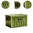 thumbnail image 6 of Storage Bin Storage Box Tote Container Large Plastic Construction for Organizing Toys Clothes in Car Trunk, 6 of 9