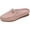 Pink, variant on Mules for Women Exquisite Rhinestone Bow Comfortable Leather Round Toe Convenient Backless Easy Slip-On Perfect for Casual Office Walking