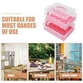 thumbnail image 2 of Minkissy Dessert Box Cake Packing Holder PP 1Pack for Outdoor Events, 2 of 8