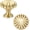 Brushed Gold, variant on 20 Pack Gold Cabinet Knobs, Zinc Alloy Brushed Gold Drawer Knobs Hardware for Kitchen Cabinets, Dresser and Wardrobe Doors Vintage Dresser Drawer Pulls