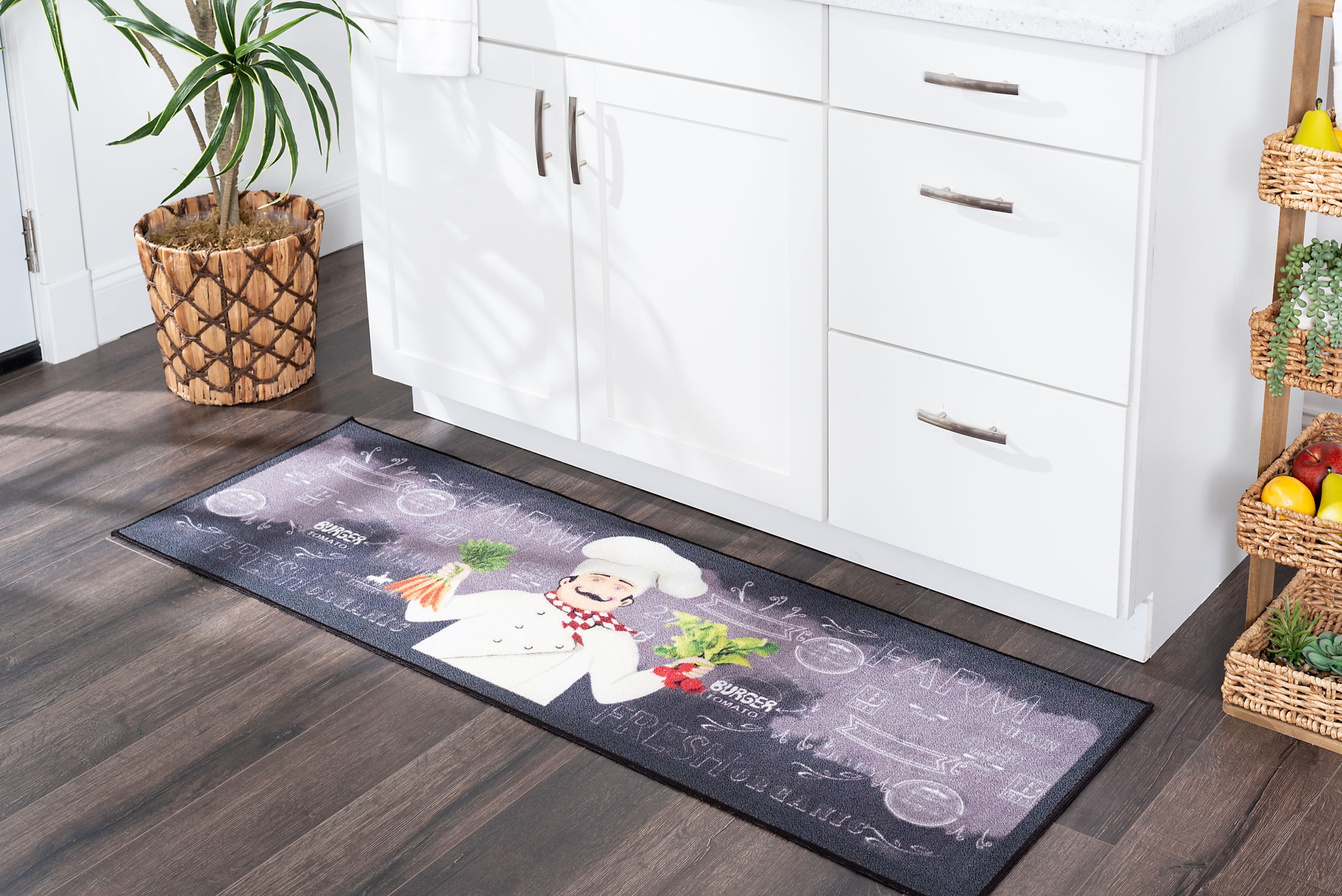 20x60 Modern Gray Runner Rugs for Hallway | Indoor Entry, Entryway, Walkway or Kitchen Rug 1'8'' x 5'