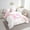 Pink B, variant on Erosebridal Initial S Letter Bedding Sets King Size, Floral Monogrammed Bedding Accessories, Initial A-Z Decor, Reversible